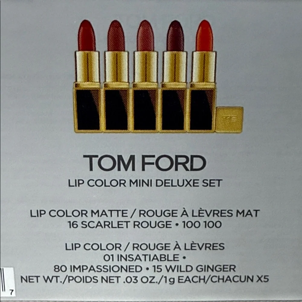 Tom Ford • Bold Lipstick Set of 5